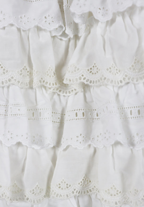 Dolce & Gabbana - Eyelet Tiered skirt